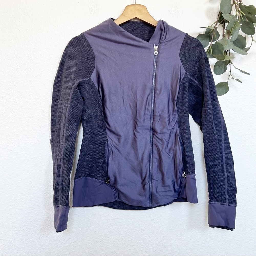 Lululemon- Emerge Renewed Jacket in Nightfall Purple -8